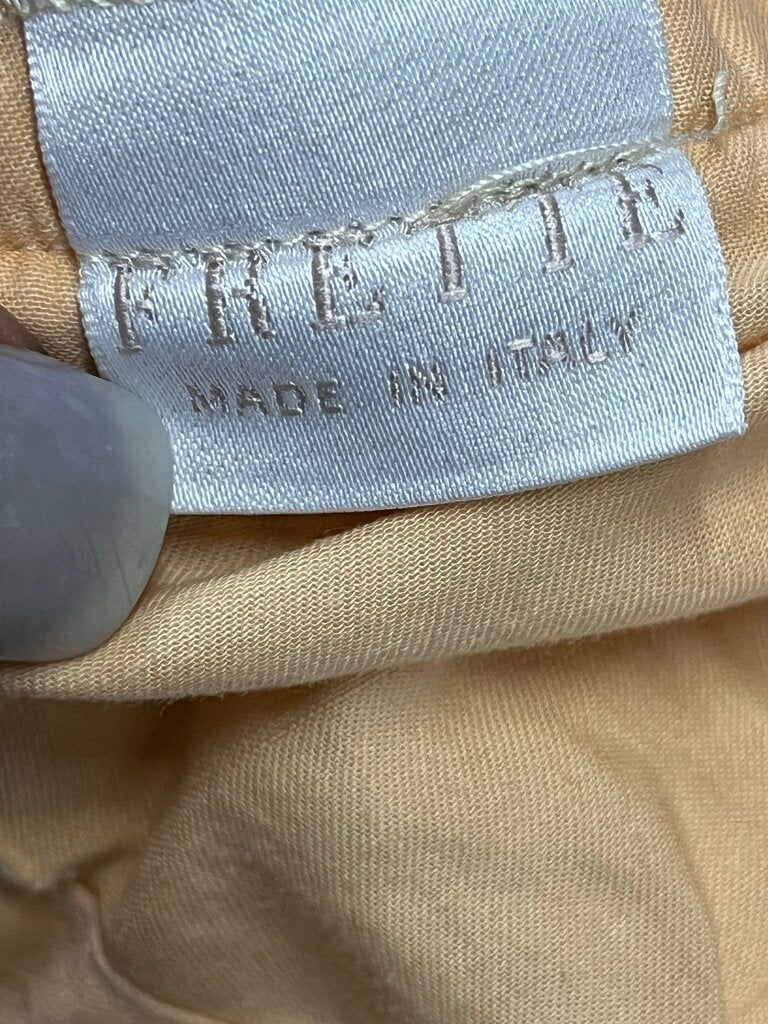 FRETTE Gold Paisley Jacquard Duvet King Italy