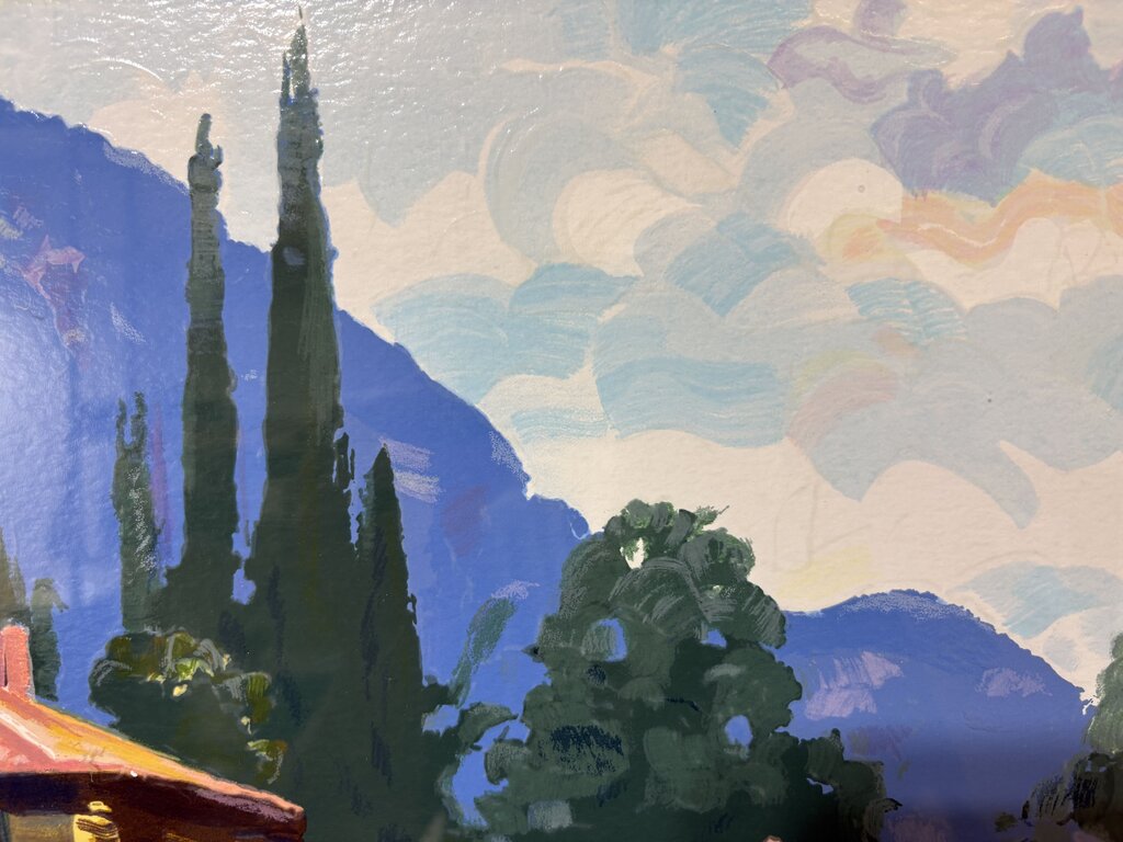 Howard Behrens "Afternoon Vista" Hi Res. Giclee #196/300 Signed Print
