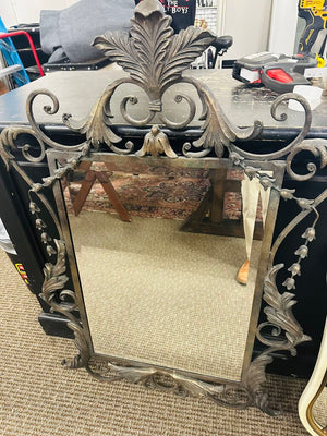 Uttermost Corliss Beveled Mirror With Ornate Metal Frame30x45