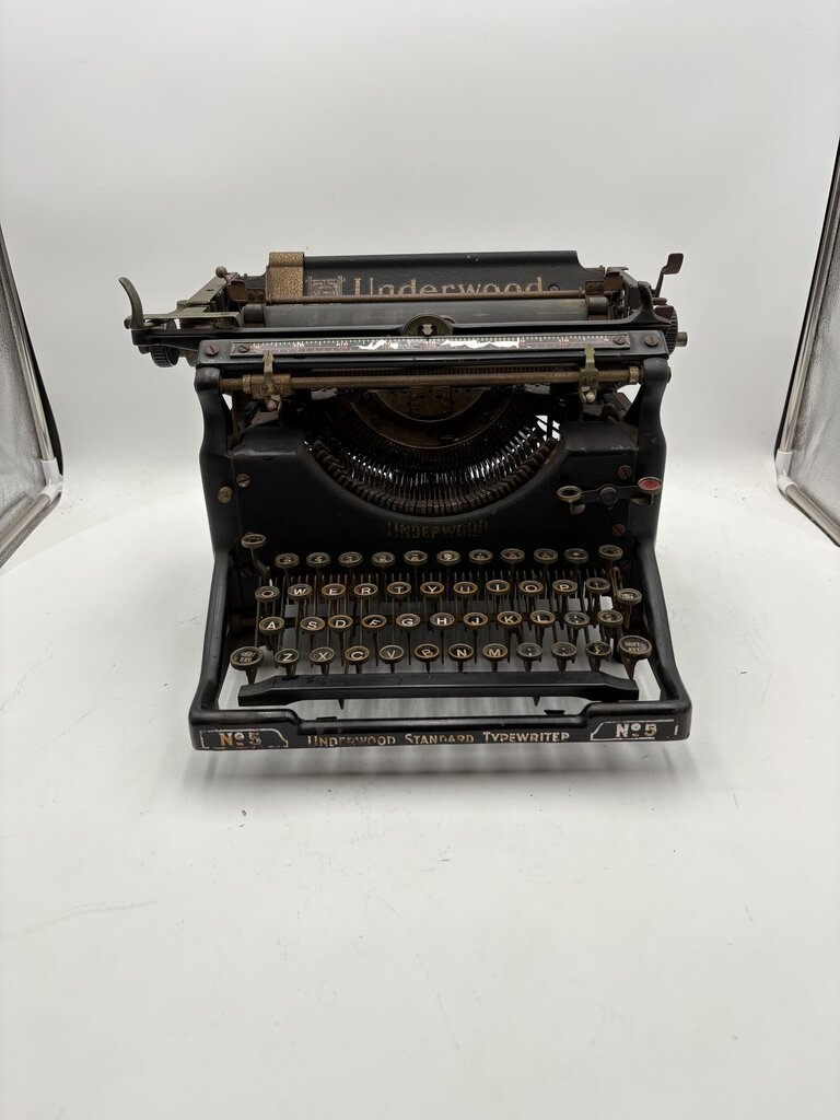 1920's Underwood Standard Typewriter No.5 (As is)