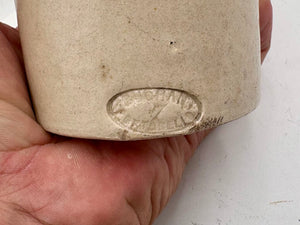 Late 19th C. White Glaze Buchan Portobello Edinburgh Stoneware Ale Bottle 12oz.