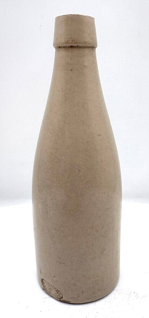 Late 19th C. White Glaze Buchan Portobello Edinburgh Stoneware Ale Bottle 12oz.