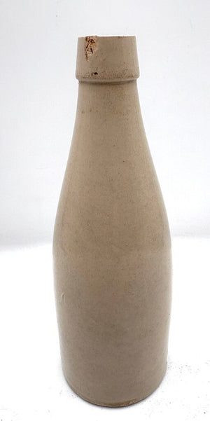 Late 19th C. White Glaze Buchan Portobello Edinburgh Stoneware Ale Bottle 12oz.