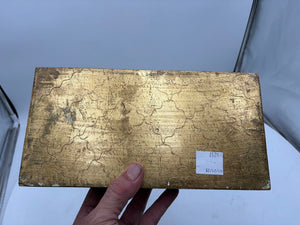 Italian Florentine Style Wooden Gilt & Carved Lidded Tissue Dispenser