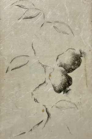 Japanese Style Original Prints A Compliment of Vessels Triptych On Handmade Fiber Paper Signed (3Pcs)