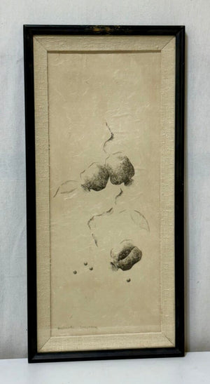 Japanese Style Original Prints A Compliment of Vessels Triptych On Handmade Fiber Paper Signed (3Pcs)