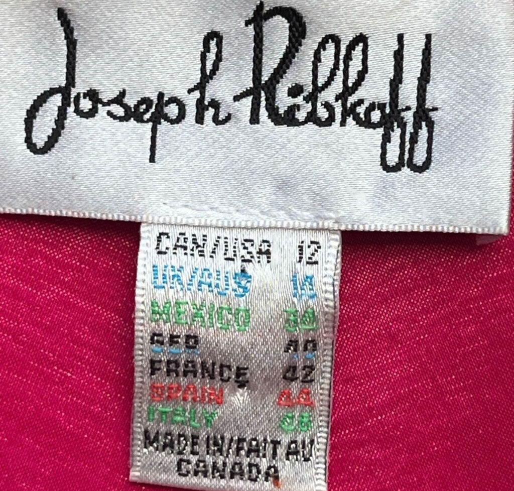 Joseph Ribkoff Fuchsia Pink Dress 12