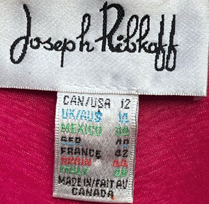 Joseph Ribkoff Fuchsia Pink Dress 12