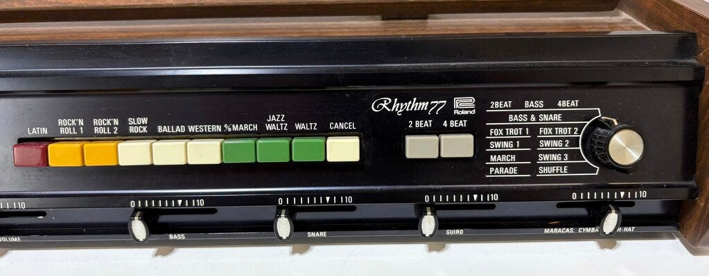 Vintage Roland TR-77 Drum & Rhythm Machine