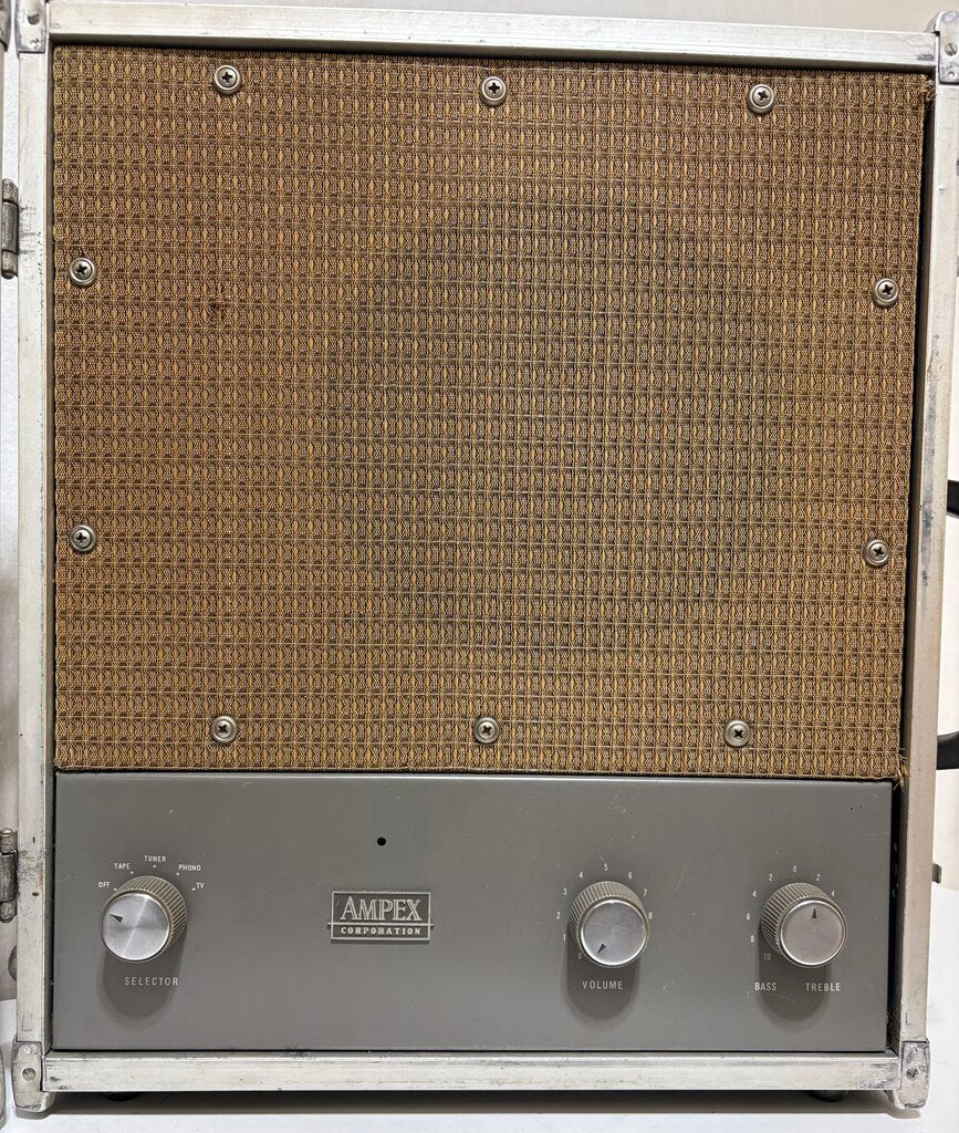 Vintage Ampex A692 Suit Case Tube Amplifier & Speaker