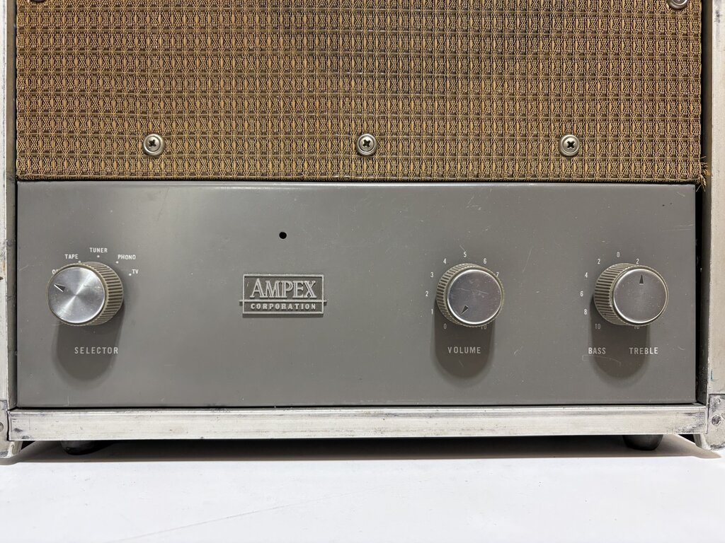 Vintage Ampex A692 Suit Case Tube Amplifier & Speaker