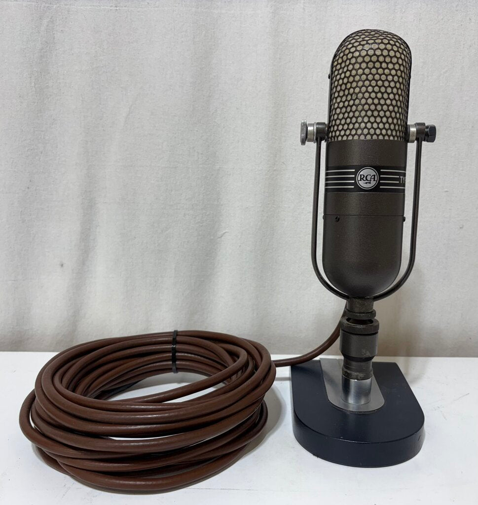 Vintage RCA Type 77 DX Ribbon Mic w/ Hardwired XLR