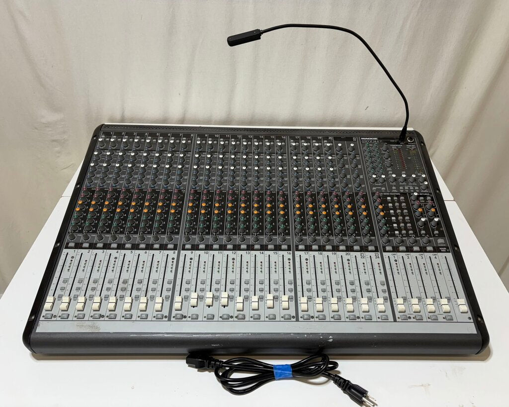 Mackie Onyx 24-4 Audio Mixing Console w/ Board Lamp