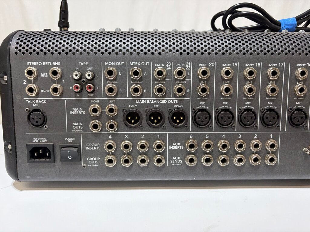 Mackie Onyx 24-4 Audio Mixing Console w/ Board Lamp
