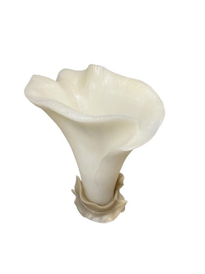 Point a la Ligne Calla Lily Decorative Candle 12x12