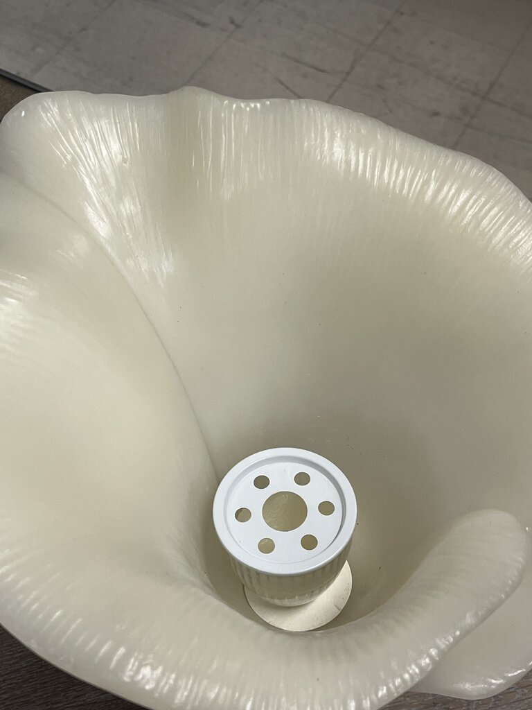 Point a la Ligne Calla Lily Decorative Candle 12x12