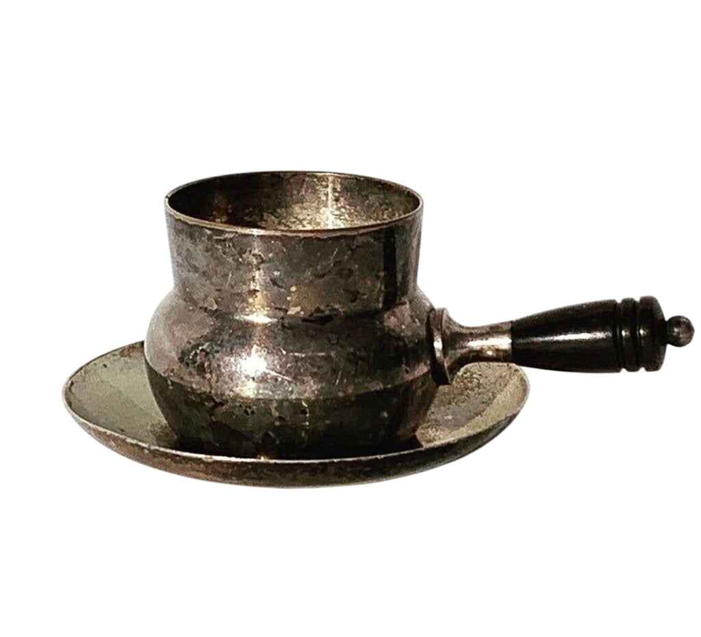 Antique Salt Cellar Bakelite Handle & Underplate