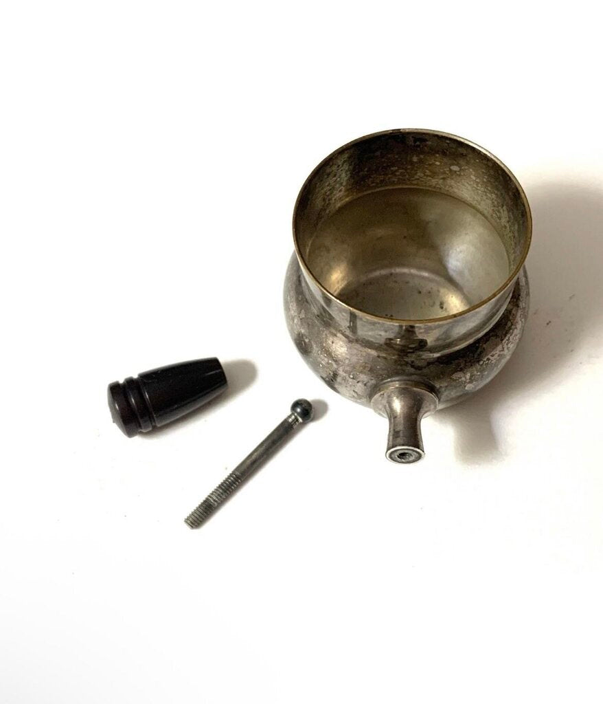 Antique Salt Cellar Bakelite Handle & Underplate