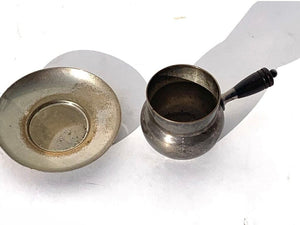 Antique Salt Cellar Bakelite Handle & Underplate