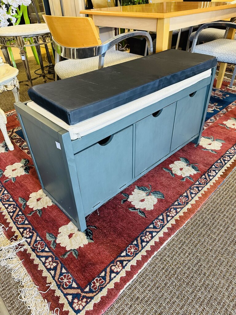 Storage Bench With Removable Cushions 39x14x20