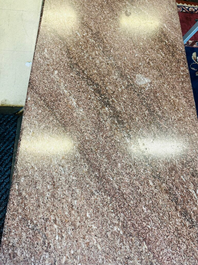 Rose Marble Top Coffee Table 19x45x15