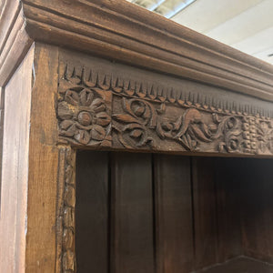 Indonesian Carved Bookcase 40x16x78