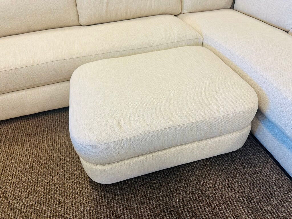 Maiden Home Varick L Shape Sectional Sofa + Ottoman Orig. $11,000 (148x123)