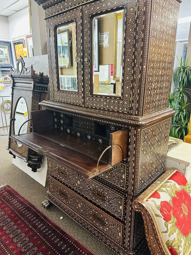 Bone Inlay Armoire 46x21x84