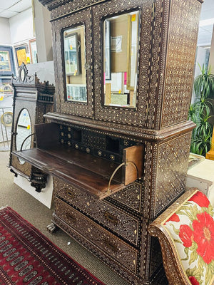 Bone Inlay Armoire 46x21x84