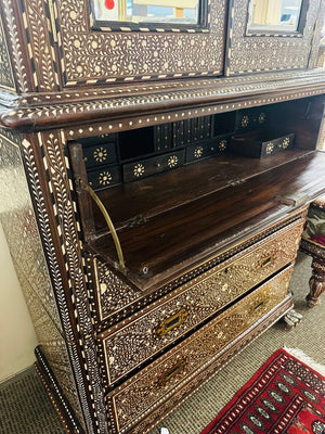 Bone Inlay Armoire 46x21x84