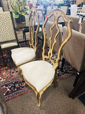 Vintage Italian Rococo Style Chairs (pair)