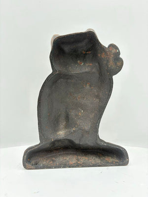 Cast Brass Cat Door Stop 7"