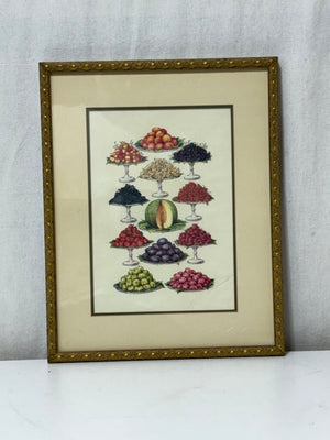 Mrs. Beeton's Cookery Book "Fruit" 1861 Replica Print