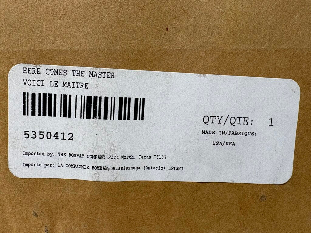 Bombay Co. George Wright "Here Comes the Master" Open Edition Print