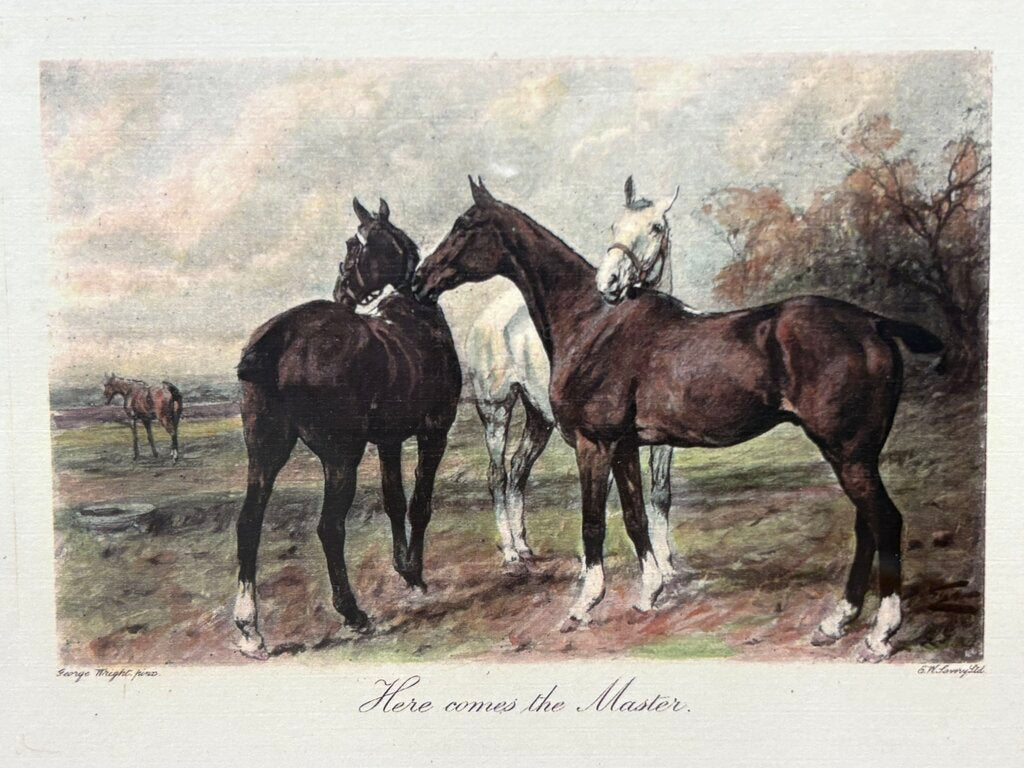 Bombay Co. George Wright "Here Comes the Master" Open Edition Print