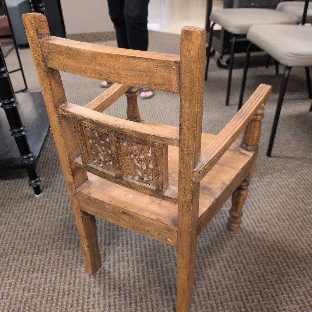 Antique Children's Wooden Chair