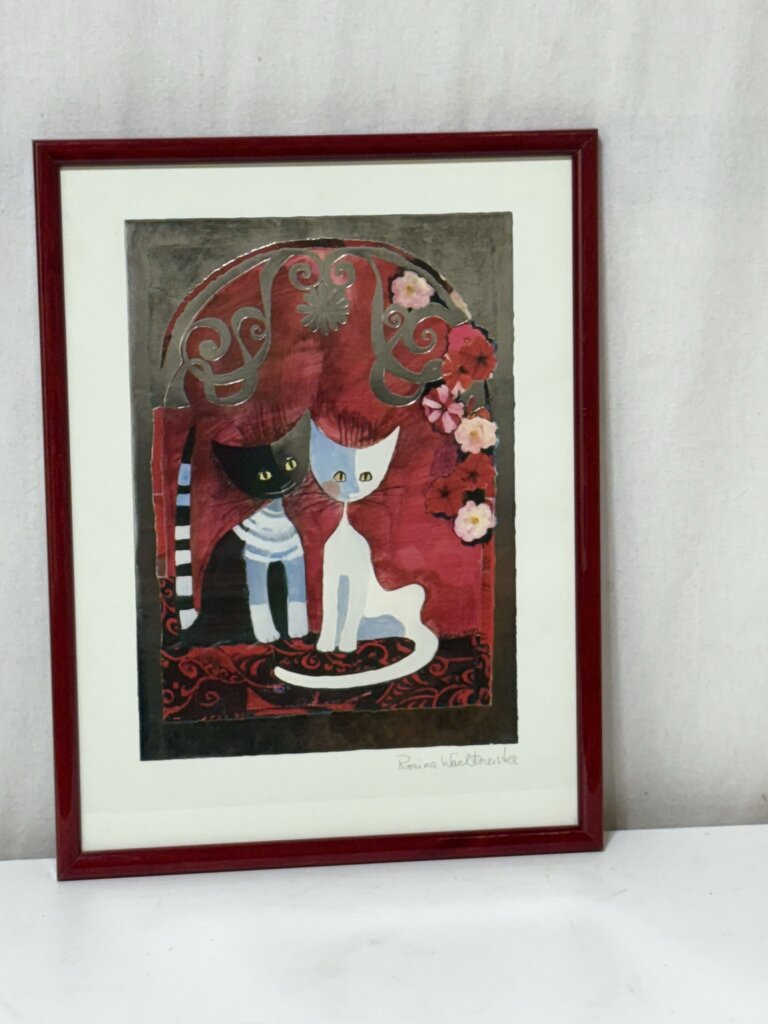Rosina Wachtmeister Two Cats 1990 Open Edition Litho