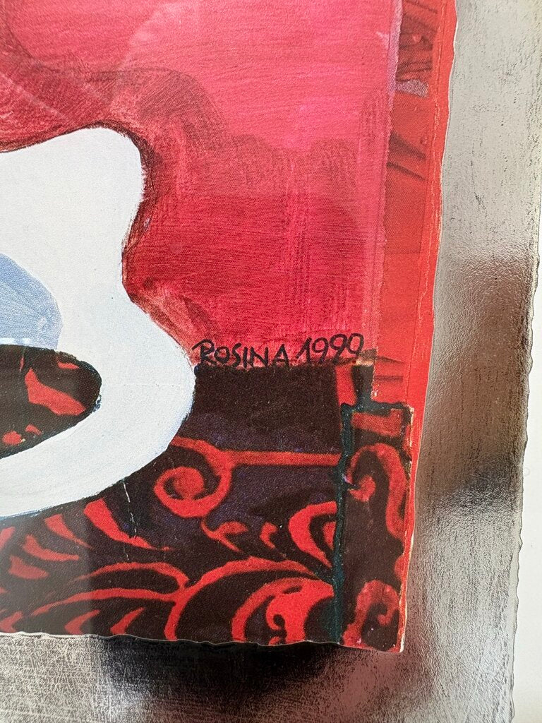 Rosina Wachtmeister Two Cats 1990 Open Edition Litho