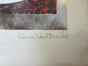 Rosina Wachtmeister Two Cats 1990 Open Edition Litho