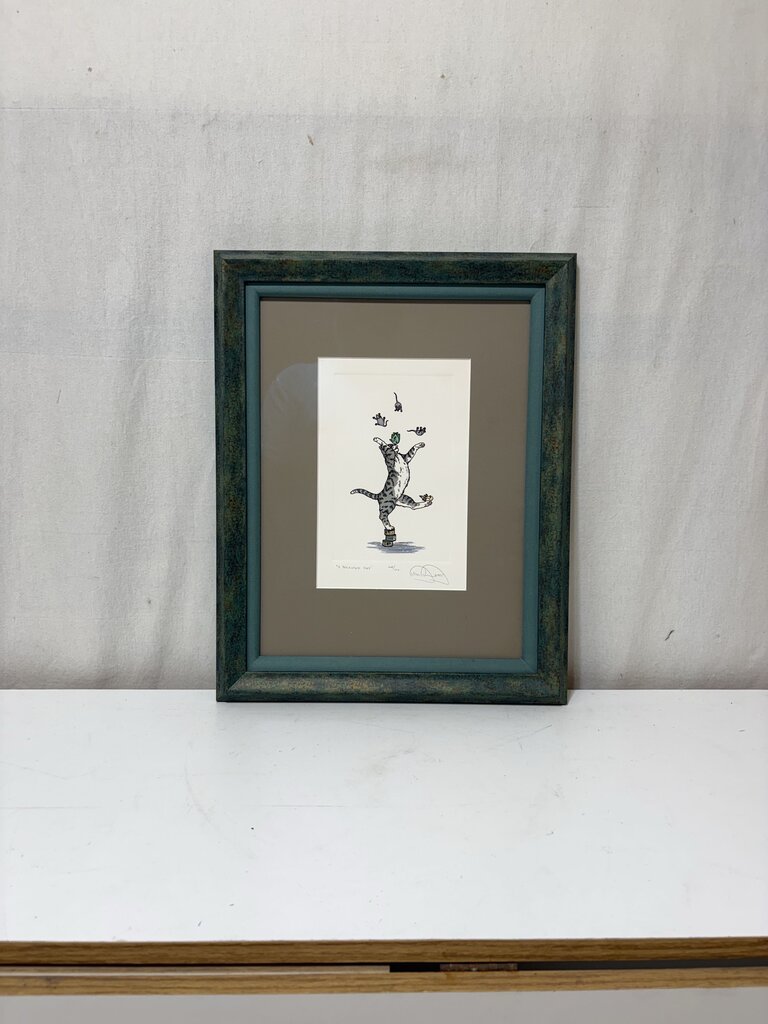 Alicia Austin "A Balanced Diet" #44/120 1985 Rare Colored Litho Signed in Pencil