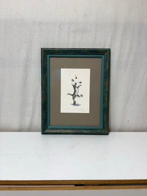 Alicia Austin "A Balanced Diet" #44/120 1985 Rare Colored Litho Signed in Pencil