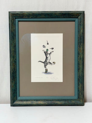 Alicia Austin "A Balanced Diet" #44/120 1985 Rare Colored Litho Signed in Pencil