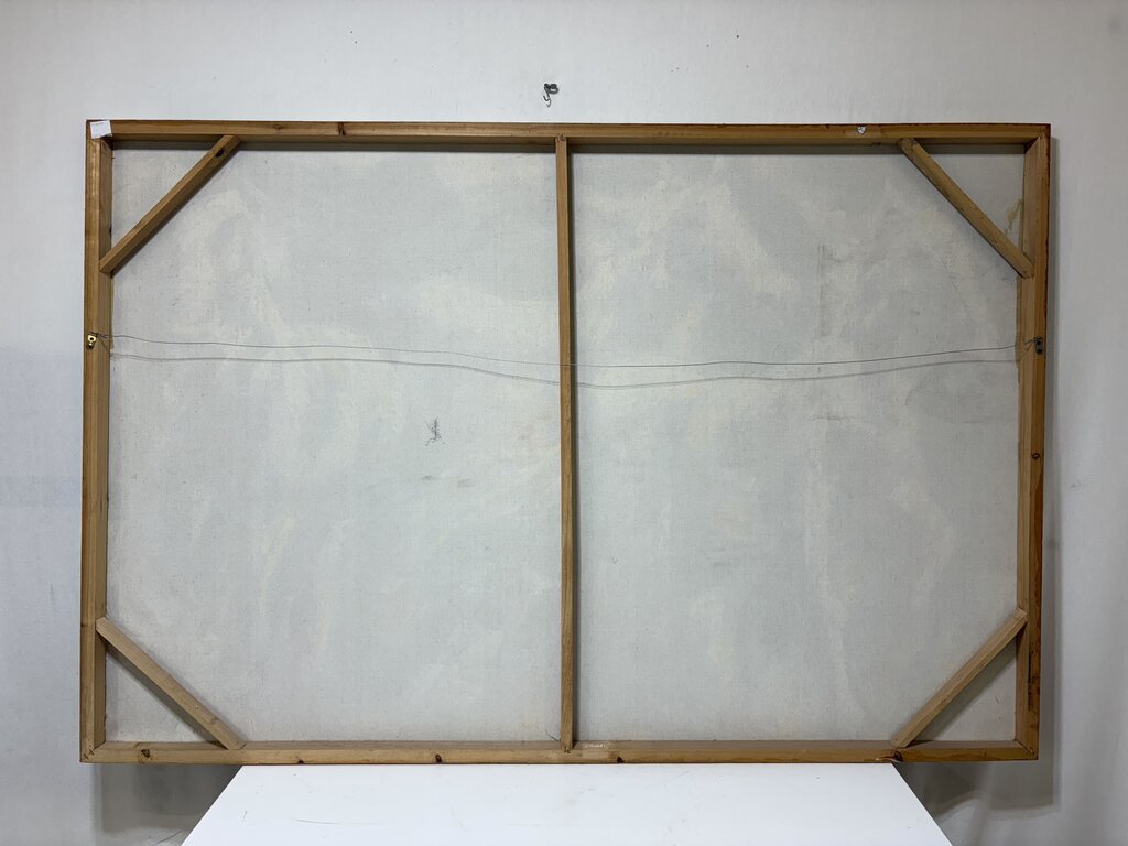 Abstract Expressionist Giclee Hand Accented Colorful Wild Horses Print