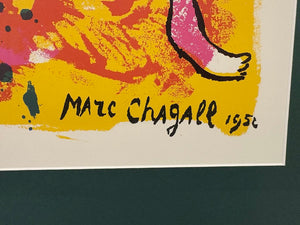 Marc Chagall " Woman with a Goat" Open Edition Serigraph Print