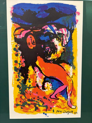 Marc Chagall " Woman with a Goat" Open Edition Serigraph Print