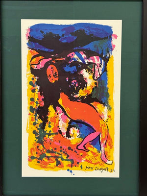 Marc Chagall " Woman with a Goat" Open Edition Serigraph Print