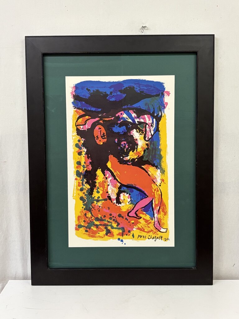 Marc Chagall " Woman with a Goat" Open Edition Serigraph Print