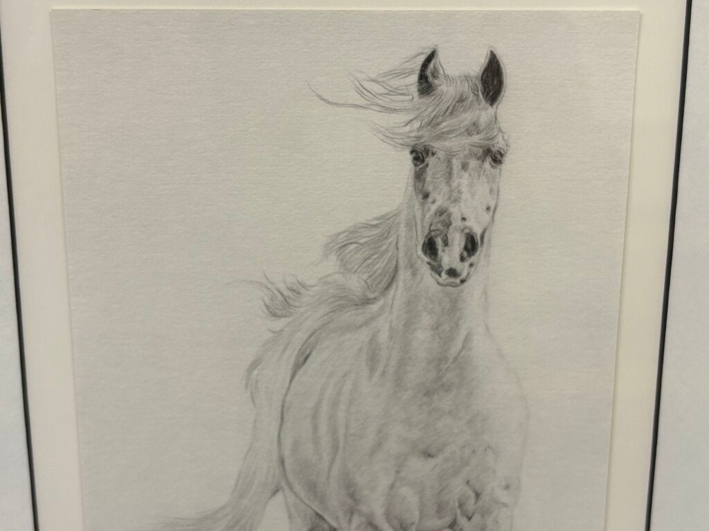 Lydia Kiernan "Study in Movement" Pencil Sketch Litho Print