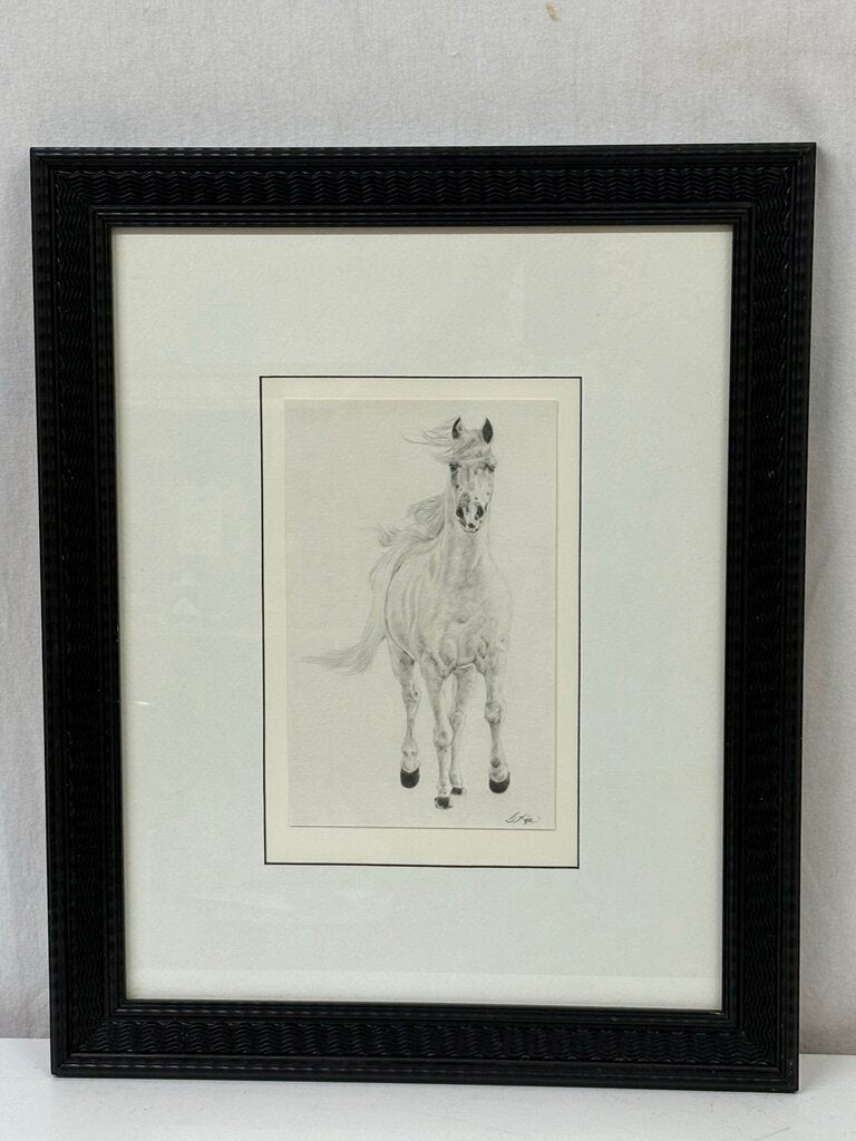 Lydia Kiernan "Study in Movement" Pencil Sketch Litho Print