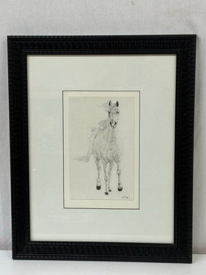 Lydia Kiernan "Study in Movement" Pencil Sketch Litho Print